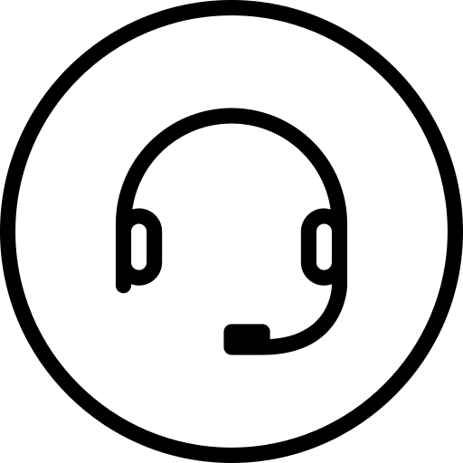 Headset sound music earphones icon