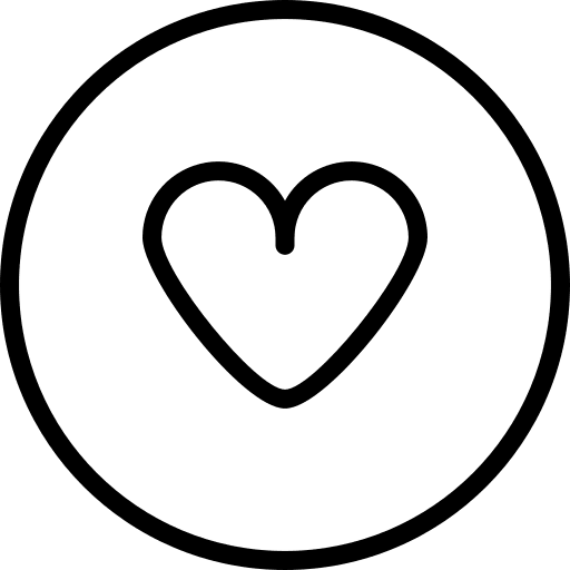 Heart favourite rate shapes icon