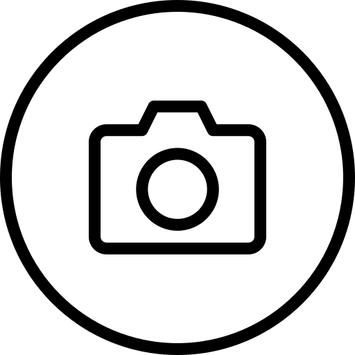 Photo camera technology electronics interface icon