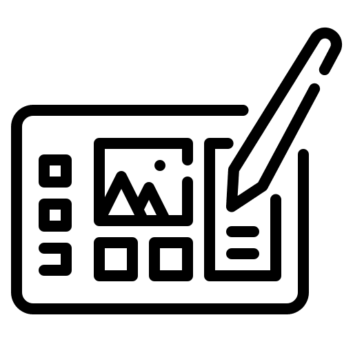 Graphic tablet drawing tablet art and design graphic tablet icon Graphic tablet drawing tablet art and design graphic tablet icon