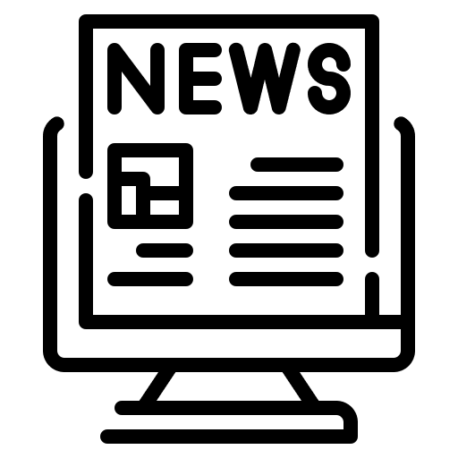 News communications news journal icon News communications news journal icon