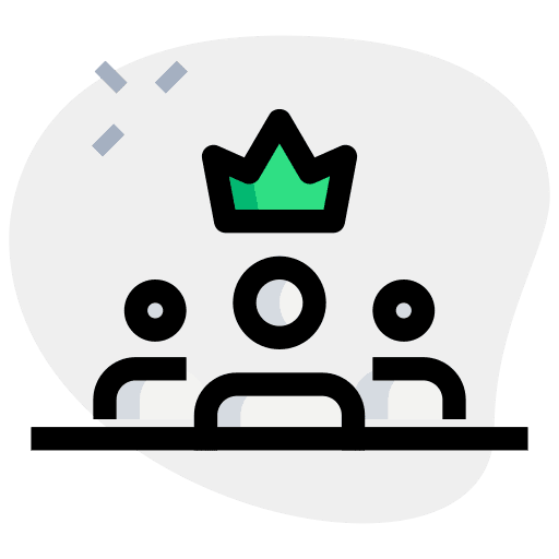 Team leader leadership networking leader icon