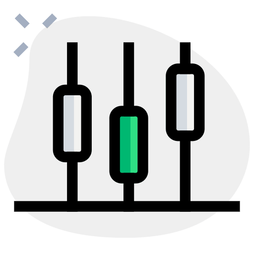 Box plot market trend box plot icon