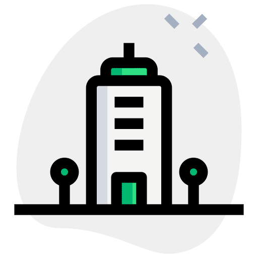 Company company office building architecture and city icon