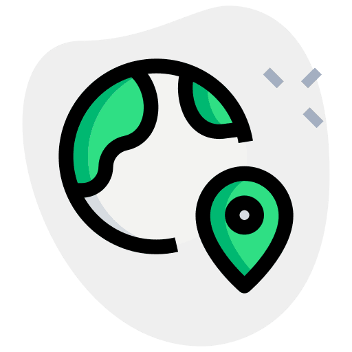 Location pin seo and web location pin map point icon