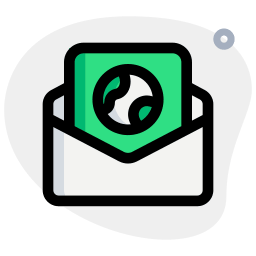 Message seo and web link message icon