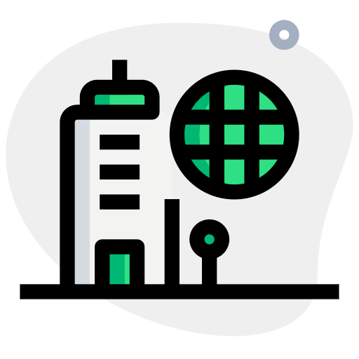 Building office building agency building icon