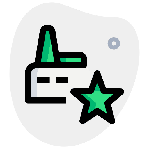 Factory buildings favorite power plant icon