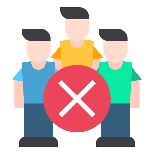 Social distancing healthcare and medical people social icon