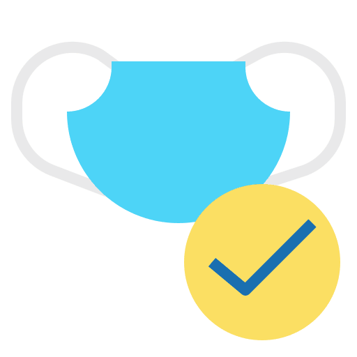 Medical mask distance social medical mask icon Medical mask distance social medical mask icon