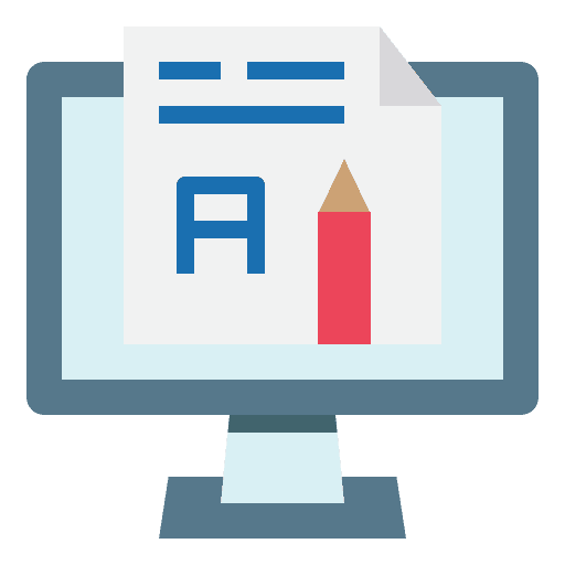 Online learning coronavirus screen healthcare icon Online learning coronavirus screen healthcare icon