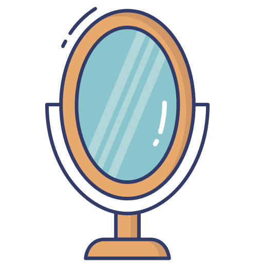 Mirror makeup mirror beauty icon