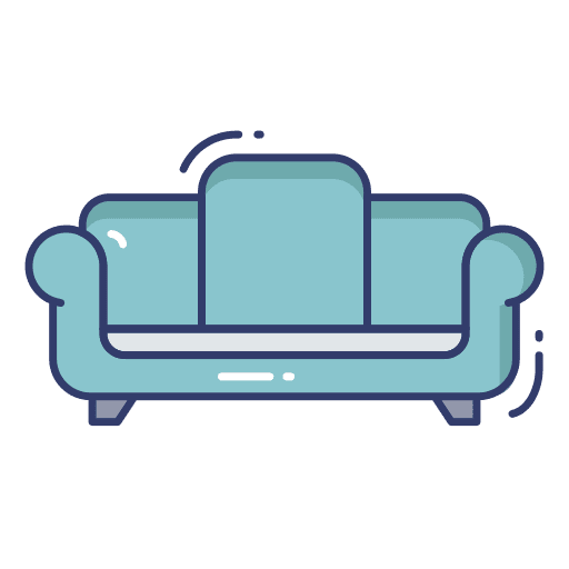 Sofa sofa seat furniture and household icon