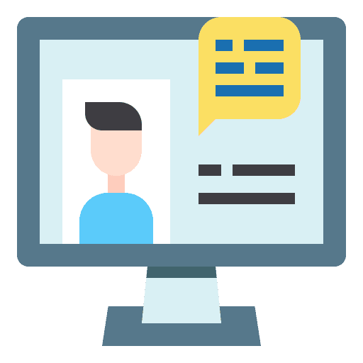 Video conference chat box healthcare meeting icon Video conference chat box healthcare meeting icon