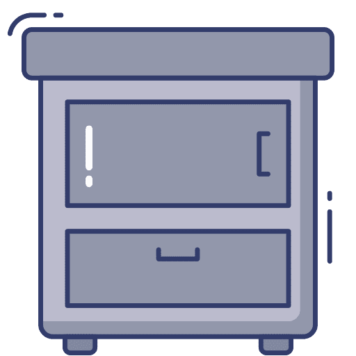 Cabinet drawer furniture and household cabinet icon
