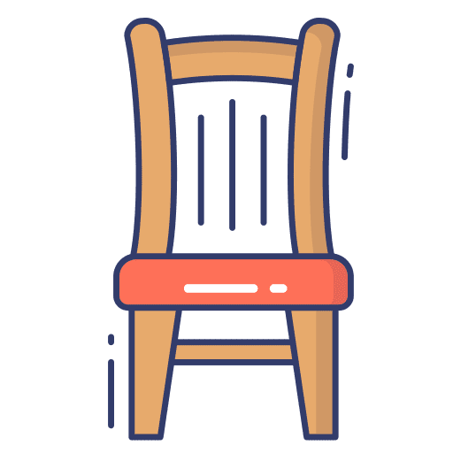 Chair sit seat furniture and household icon