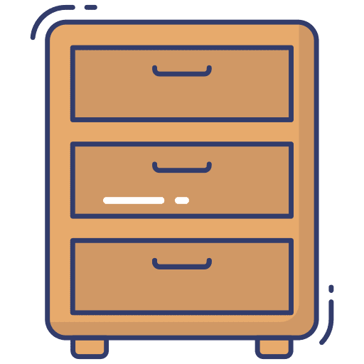 Drawer cabinet furniture and household drawer icon