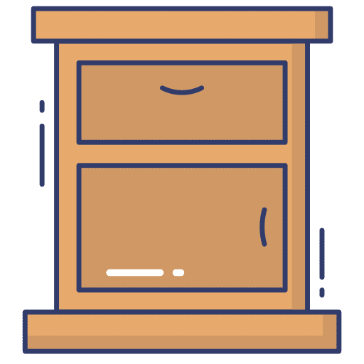 Drawer drawer furniture and household cabinet icon