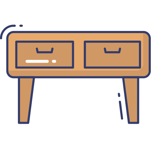 Drawer drawer table furniture and household icon