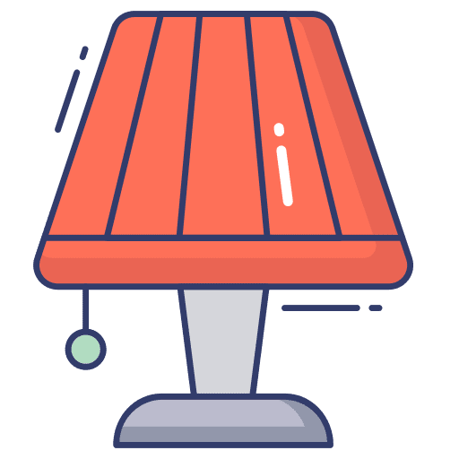 Lamp electronics light illumination icon