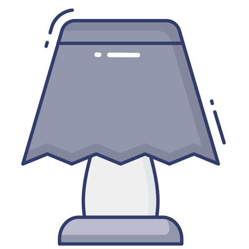 Lamp furniture and household illumination lamp icon
