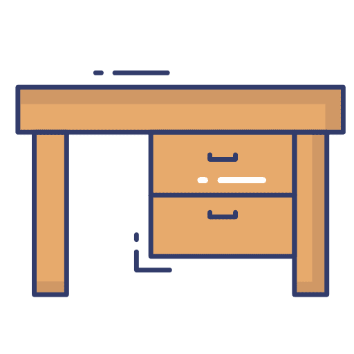 Table table furniture and household drawer icon