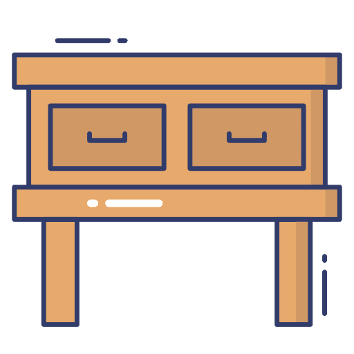 Table table household drawer icon