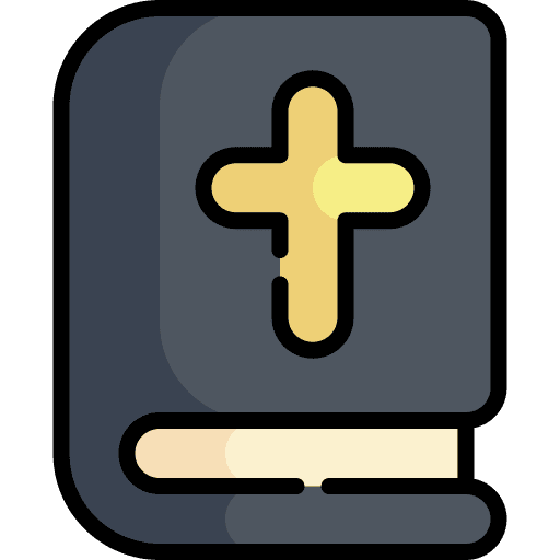 Bible christianity religious book icon