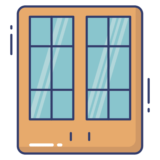 Cabinet closet cabinet furniture and household icon