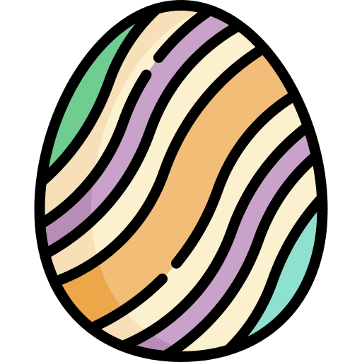 Easter egg painting egg easter egg art icon