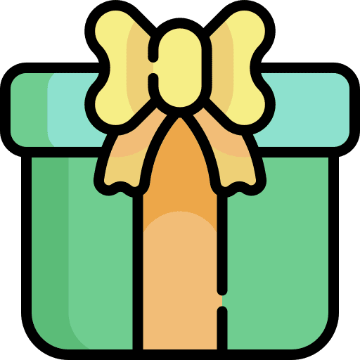 Gift shopping center present christmas icon