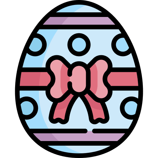 Easter egg easter day easter art icon