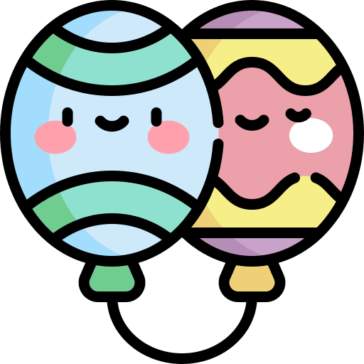 Balloons religious easter egg easter icon