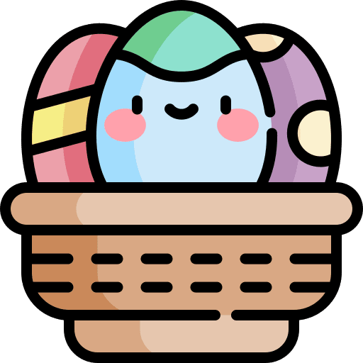 Easter egg celebration easter art icon