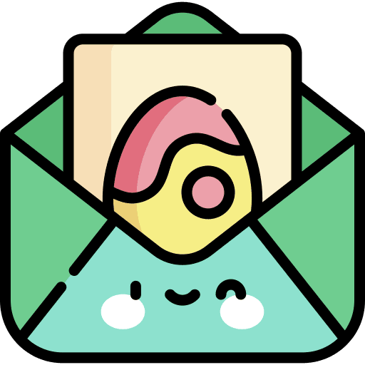 Easter letter easter message icon