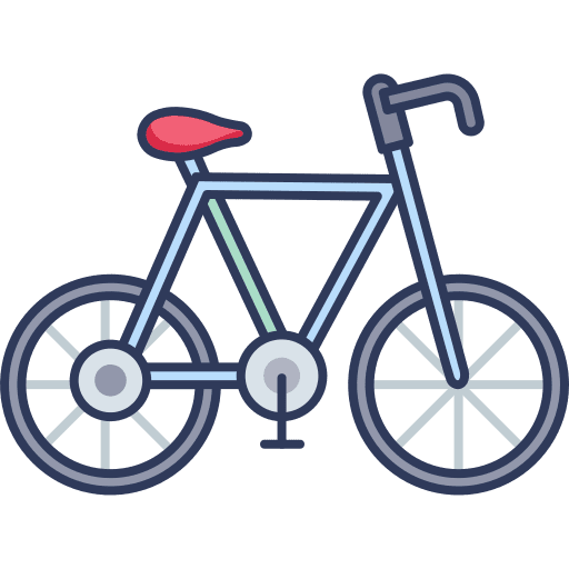 Bicycle exercise bicycle transportation icon