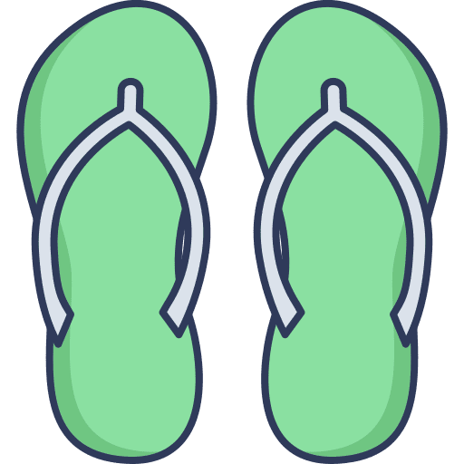 Flip flop footwear slipper fashion icon