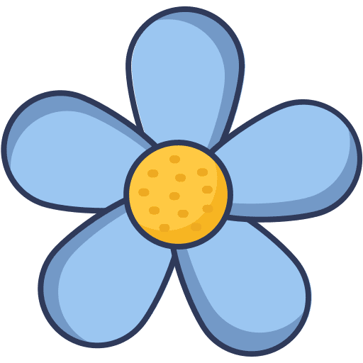 Flower petals blossom flower icon