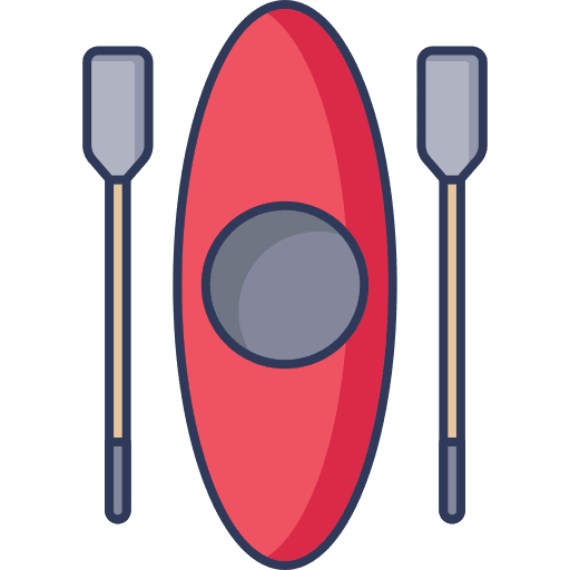 Canoe canoe transportation sports and competition icon