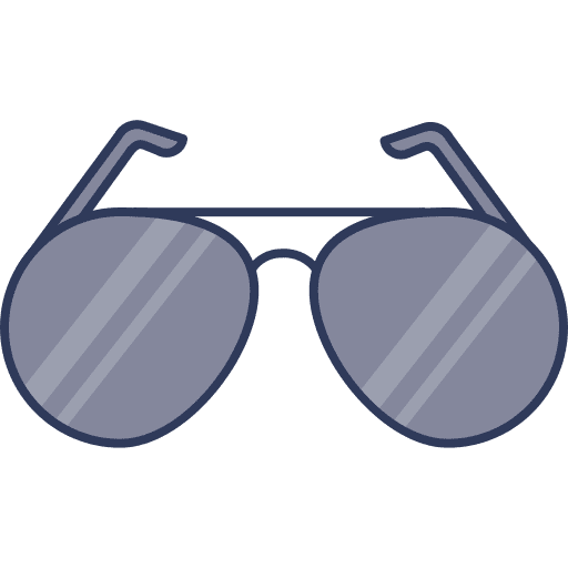 Sun glasses goggle fashion glasses icon