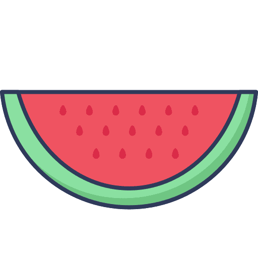 Watermelon fruit vegan watermelon icon