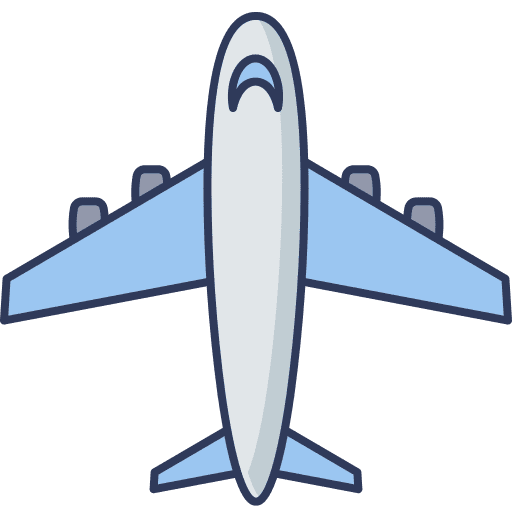 Airplane transportation airplane airline icon