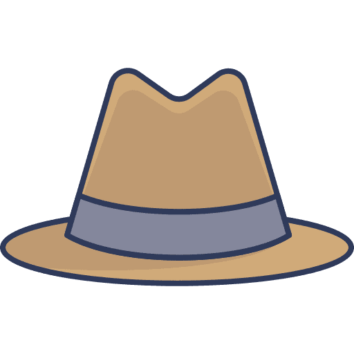 Cowboy hat fashion cap accessory icon