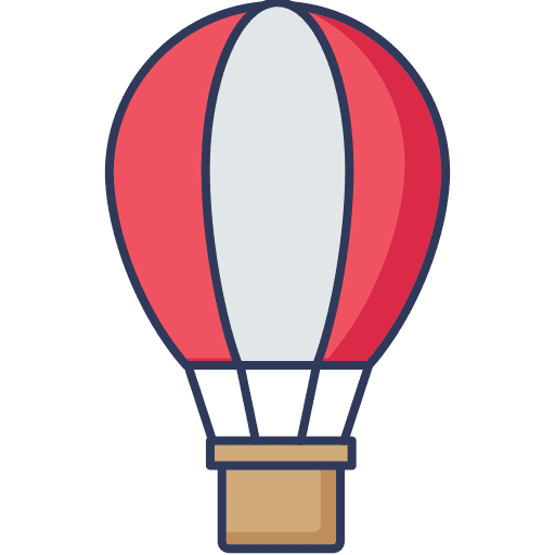 Hot air balloon fly flight hot air balloon icon