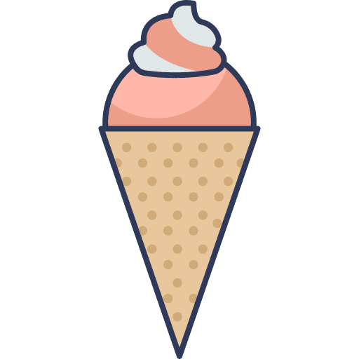 Ice cream cone dessert ice cream cone sweet icon