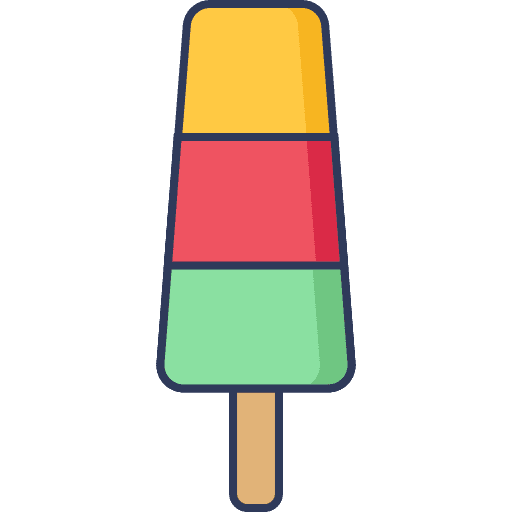 Ice lolly popsicle ice cream sweet icon