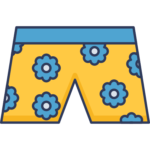 Short short fashion garment icon