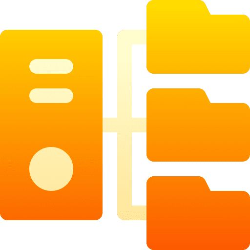 Folder folder data storage office material icon