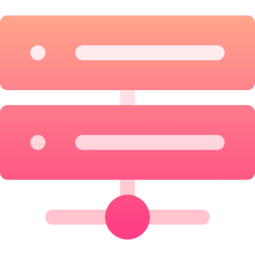 Server servers hosting technology icon