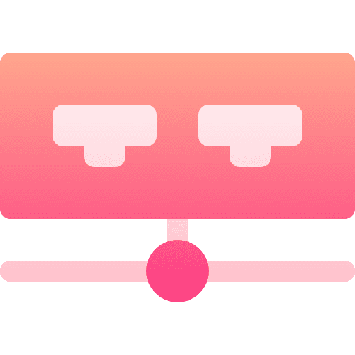 Hub router computer network icon Hub router computer network icon